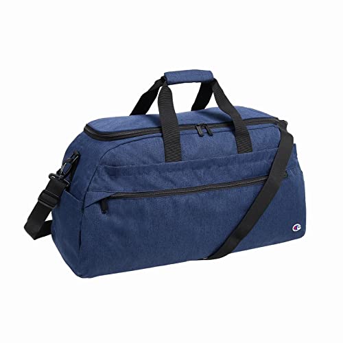Champion No. 67911 Drew Boston Bag, 10.9 gal (43 L), Removable Shoulder Strap, Navy - Main Image