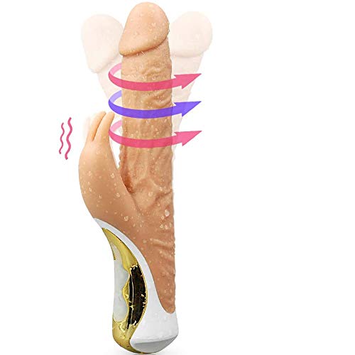 Kissplay Eléctrica Massager, vibra-dor silicona empujando potente, Côn??l?dôr Silicona,Masajeador Impermeable con 7+3 Modos ' Juguétés Séxáles para Parej?s P?nt? G y Clít?r?s Récargable USB