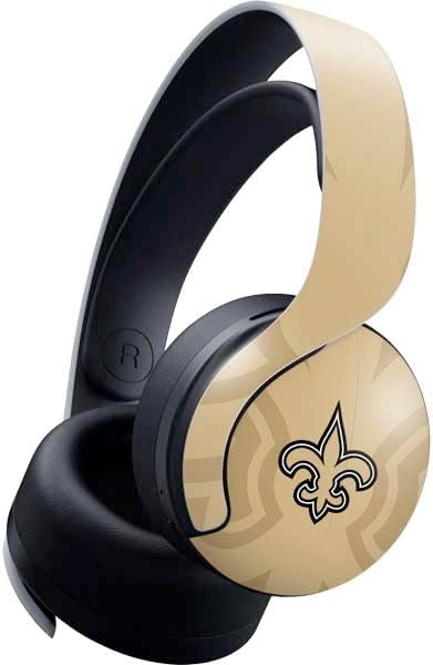 Skinit Decal Gaming Skin Compatible with Pulse 3D Wireless Headset for PS5 - Officially Licensed NFL New Orleans Saints Design