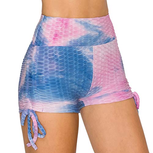 Image of ALWAYS Women's Honeycomb Compression Shorts - High Waist Slimming Butt Lift Textured Workout Shorts
