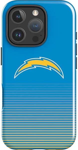 Skinit Impact Phone Case Compatible with iPhone 16 Pro Max - Officially Licensed NFL Los Angeles Chargers Team Motto Design