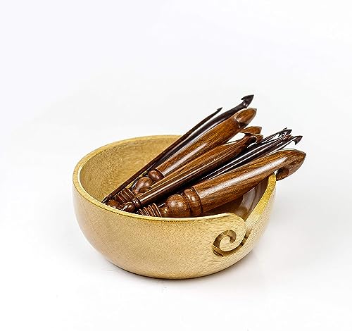 Nagina International 777 Rosewood Crafted Premium Polished Crochet Hooks & Knitting Needles thumb #4