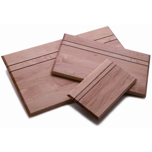 J.K. Adams STRI-2012 20-Inch by 12-Inch Signature Striped Cutting Board