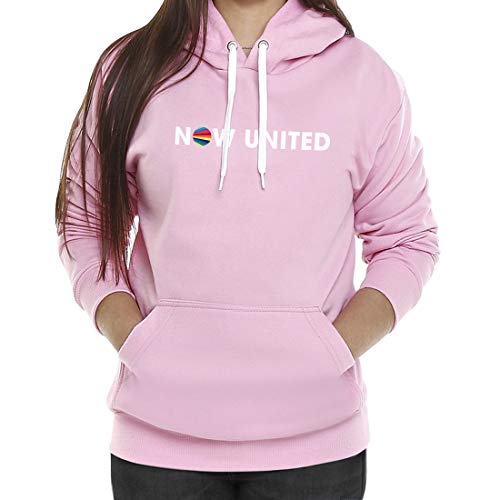Moletom Feminino Canguru Now United Lindo - Rosa/P