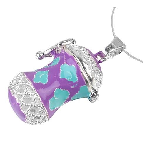 COHEALI Copper Plated Square Hollow Out Oil Dropping Pendant Aromatherapy Necklace Case for Diy Necklace and Oil Diffuser Pendant