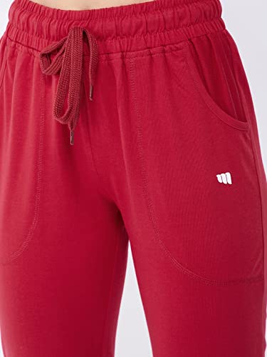 Image of Modeve Women Cotton Blend Track Pant for Summer