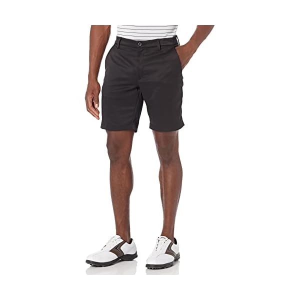 Amazon Essentials Men's Slim-Fit Stretch Golf Short, Black, 34