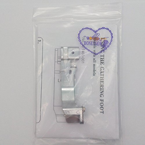 HONEYSEW Pie Arrugador X77459001 para Brother Serger miniatura 5