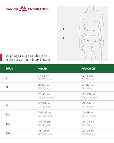 Danish Endurance Boxer Uomo In Bambù Ultra Morbido, Mutande Boxer Bamboo Comodi, Traspiranti, 3 Paia, Nero, L - 6