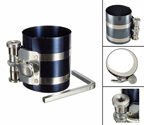 Tcj-Chen 3" Car Engine Piston Ring Compressor Tool & Piston Ring Pliers With Adjustable Safety Screws #TOP1