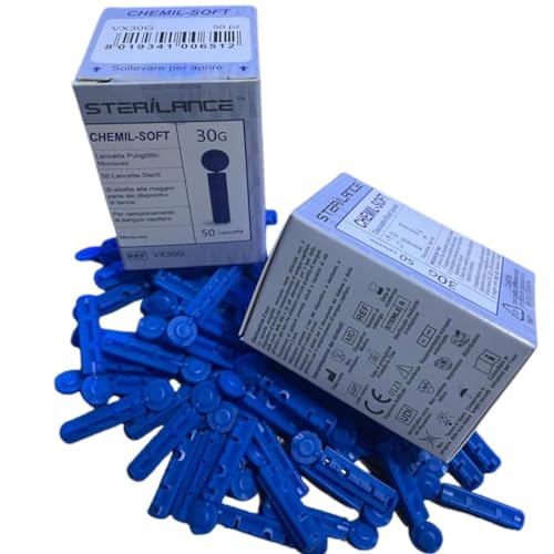 Lancette pungidito sterili compatibili universali G30 - (2 confezioni (100pz)