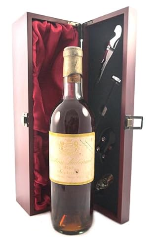 Chateau Suduiraut 1967 Sauternes (Dessert wine) in a silk li