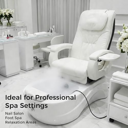 NOVAL Pedicure Steamer Ultrasonic Mist Maker, Fast Fog Effect for Nail Salon & Foot Spa Ambience, Waterproof Power Supply, Smoke Machine for Pedicure Atmosphere (Remove Before Soaking) by NOVAL - Image 6
