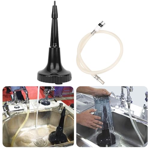 La mejor selección de Lavadora y Exprimidora que Puedes Comprar On-line. 42 Licuadora de Vidrio Portátil, Enjuagadora de Copa de Vino Tinto, Exprimidor, Contenedor, Lavadora para Bar, café, Restaurante, Cocina