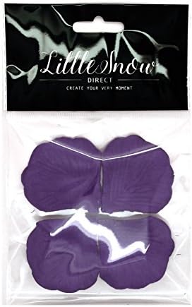 Little Snow Direct 100 Pcs Beautiful Silk Rose Petals for Wedding Party Decorations Flower Favors (Metallic Gold)