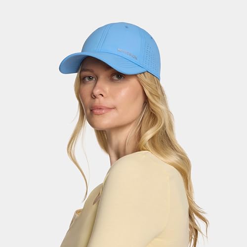Image of MISSION Cooling Vented Performance Hat Unisex Cap for Workouts, Golf & Running, Sweat & Water Activated Technology