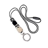 Lanyard Teacher Lanyards for Id Badges and Keys,Cute Silicone Beaded Lanyard Keychain for Office...