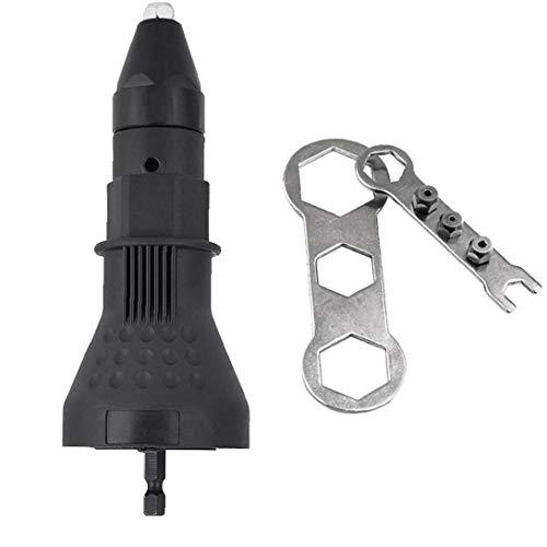 Sechskantschaft Blindniete Pistole für Akku-Bohrschrauber Nieteneinschlägers Elektrische Nietmutter Gun Nietwerkzeug Cordless Riveting Adapter