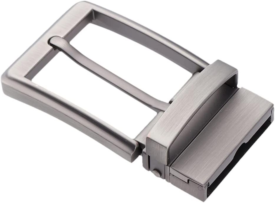 Reversible Alloy Belt Buckle Single Prong Rectangular For Men
