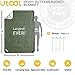 UTOOL Survival Emergency Blanket, Waterproof Insulated Tarp, Reflective Blanket Tarp, Survival Space Blankets, 3.0 Large Heavy Duty Thermal Blanket for Hiking, Camping, Green