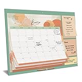 pizarra magnetica nevera natura Pared o Nevera - Su calendario grande con 12 meses tiene un orificio para colgar y un lápiz para escribir. Es el planificador mensual que estaba buscando.