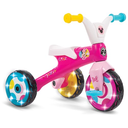 Huffy Disney Minnie Mouse Light Up Kids' Trike, Ideal for Ages 3+, Minnie Mouse Graphics, Colorful and Playful Design, Simple Coaster Brake, Sturdy and Durable, Safe for Toddlers, Girl's by Huffy - Used condition - US$72.20