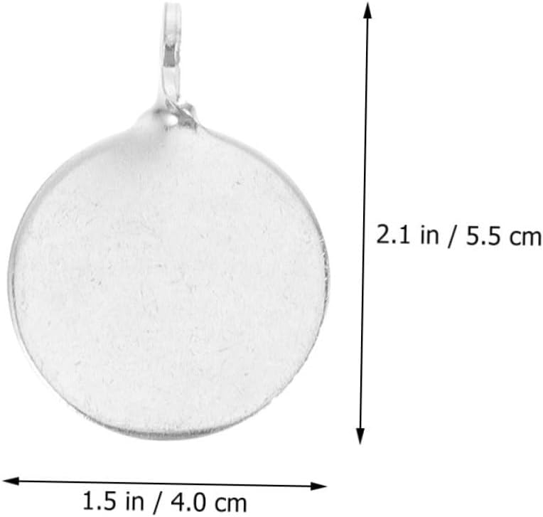 Healifty 5pcs Small Steel Hanging Shooting Targets Weather Resistant Manganese Steel Practice Targets for Training and Indoor Outdoor Use