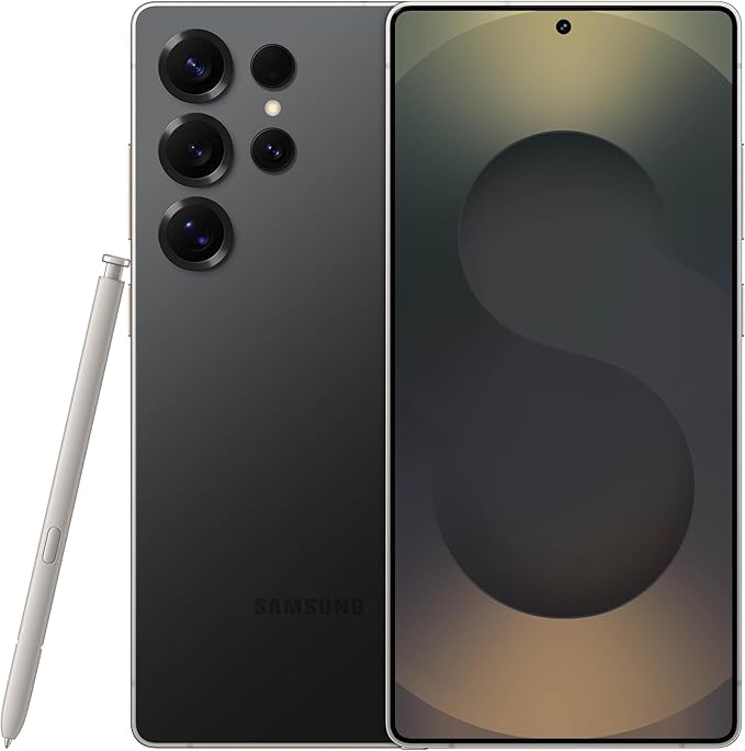 SAMSUNG Galaxy S25 Ultra Dual SIM Titanium Black 12GB RAM 256GB 5G - Middle East Version