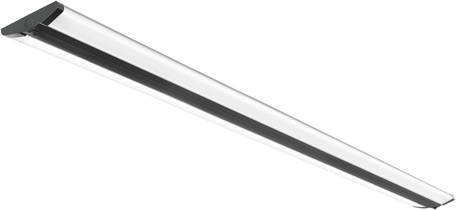 FAITHSAIL 8FT LED Shop Light, 110W LED Wraparound Ultra Slim Strip Lights, 12600 Lumens, 5000k Garage Lighting, 8 Foot LED Strip Light for Office, Workshop, Fluorescent Version Replacement, 1 Pack