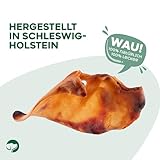 Topdog XL Schweineohren Hunde 50 Stück - Ganze getrocknete Schweineohren für Hunde ohne fettige Muschel - 100% natürlich aus Deutschland - Langanhaltender Kauspaß mit Genuss und Pflege