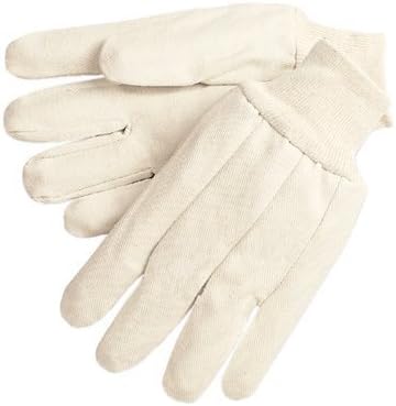 Cotton Canvas Gloves - 12 oz. canvas gloves w/knit wrist men's size [Set of 12]