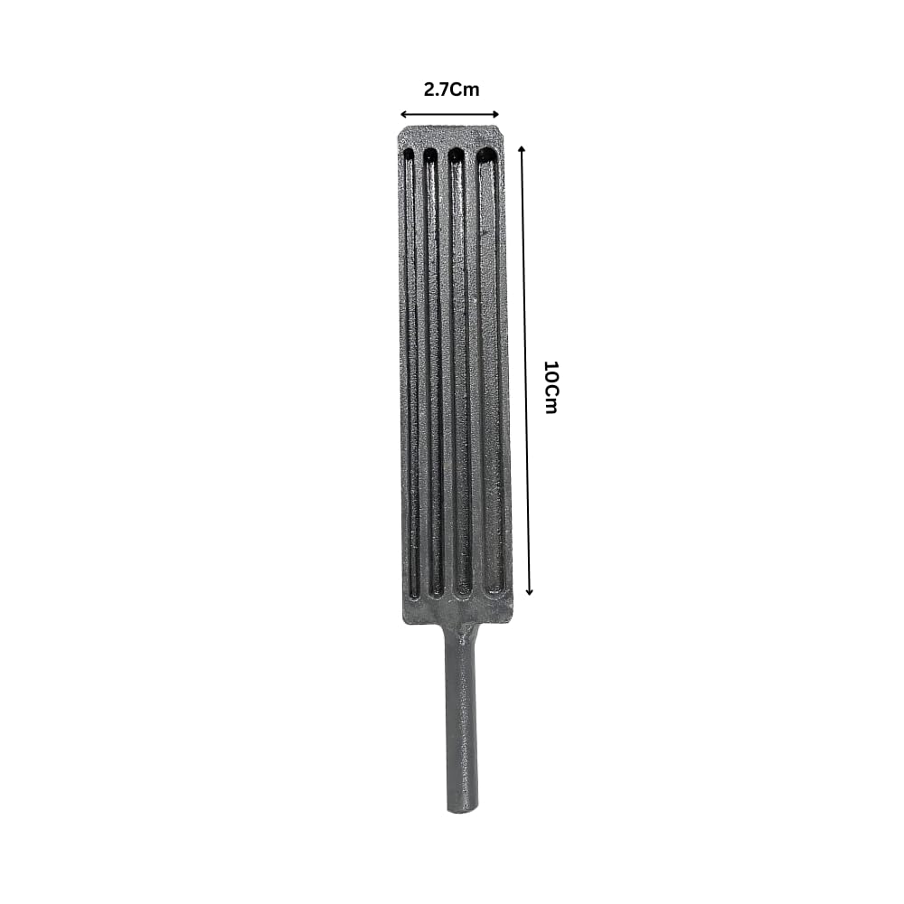 Johnson Tools Wire Strip Ring Ingot Mold 10" with 6 Casting Channels for Gold, Silver, Copper, Brass and Aluminium, Melting, Casting, Jewellery Making Work 1