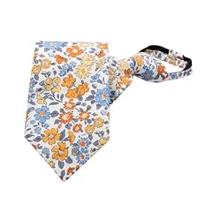 Orange Yellow Blue Floral