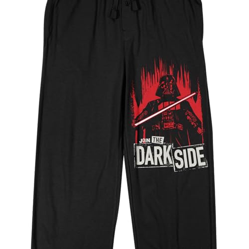 Star Wars Episode IV Join The Dark Side Adult Black Sleep Pajama Pants2