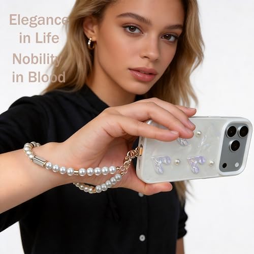 LQSASUZ phone jewelry strap Phone Charm chain strap Detachable Anti Theft Cellphone Lanyard for Women Girls Hands-Free iPhone Wristlet -Wild Forst — view 3