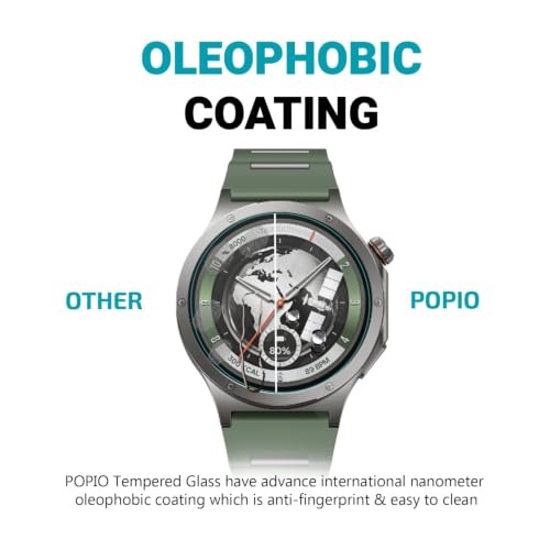 Image of BLACKSHEEP 2 Pack Membrane For OnePlus Watch 4 / Watch 4 Pro 46 mm Full Screen Coverage Flexible Watch Screen Protector with Easy Installation Kit
