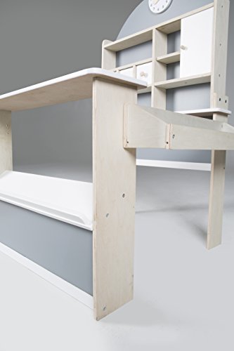 Foto von roba Kaufladen, Kinder Kaufmannsladen aus Holz, Verkaufsstand, 3 Jahre bis 10 Jahre, mit Theke und Seitentheke, Única