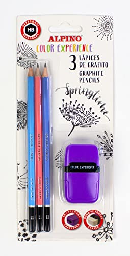 STABILO Exam Grade - astuccio con 4 matite HB + gomma + temperino