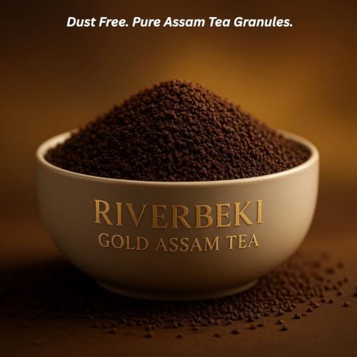 Image of Riverbeki Gold Tea 400 g | Single-Origin Assam CTC | Export-Grade Second Flush Granules From Upper Assam Quality Belt | Bold, Malty Kadak Chai | Unblended & Additive-Free