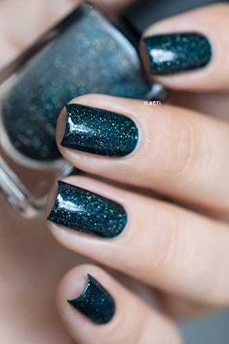 Image of ILNP Mountain View - Forest Green Holographic Nail Polish