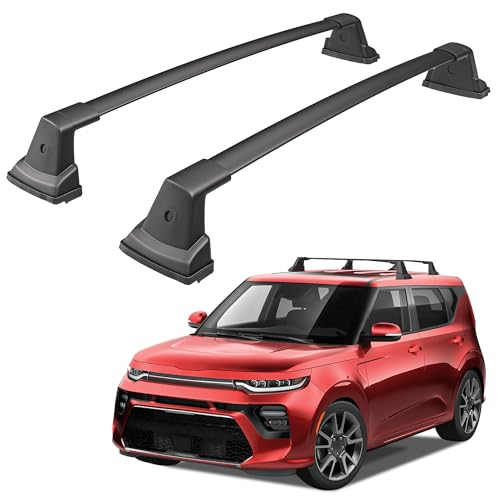HOPE YOU READY Anti-Theft 220lbs Heavy Duty Roof Rack Cross Bar Compatible with Kia Soul 2020 2021 2022 2023 2024 2025 Roof Rack Cross Bars Aluminum Roof Racks Cross Rail by HOPE YOU READY - Used condition - US$90.77