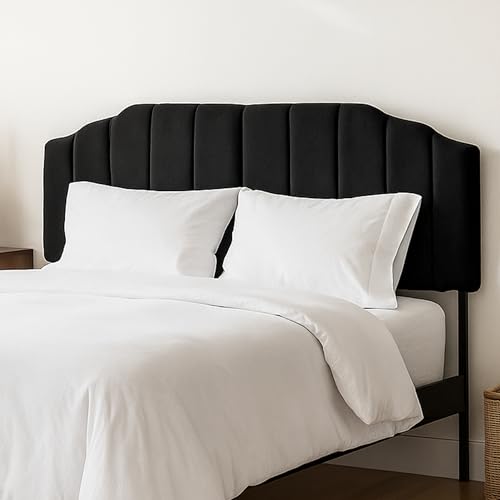 YI DANICA Upholstered Headboard for Full/Queen Beds - Arched Headboard Wall Mount...