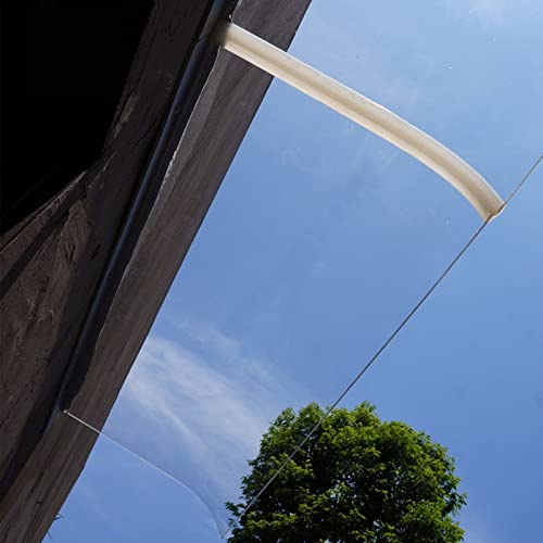 Auvent transparent de qualité supérieure 100% polycarbonate extérieur