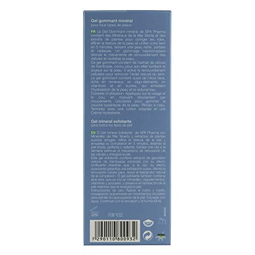 Spapharma Exfoliating Scrub & Chemical Peel For Face At Home With Glycolic Acid - Enriched With Aloe Vera, Dead Sea Salt, And Vitamin B5, C & E - Gentle Facial Exfoliator And Dead Skin Remover For Body - For All Skin Types #TOP6