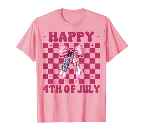 Happy 4th of July USA Drapeau américain Patriotique Fille Maman T-Shirt
