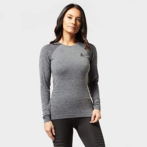 Odlo Performance Light Bl Women's Crew Neck Top - Aw20 - Xl - Grey #TOP4