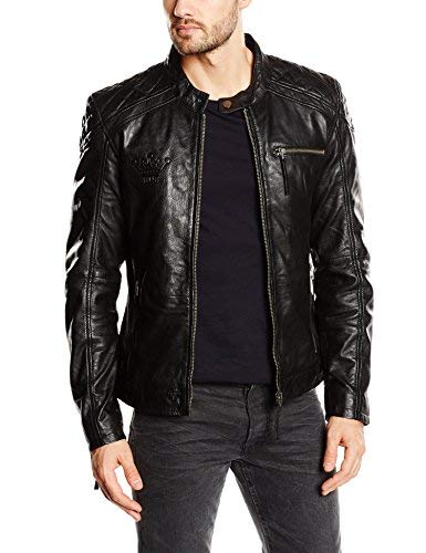 Kings on Earth Giacca in Pelle Uomo