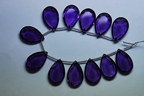 Améthyste violette véritable en briolettes, la pierre de sérénité - 4