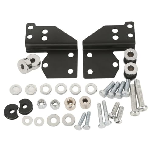 Aieosnif Luggage Rack Front Docking Hardware for Electra 1997-2008 for Road 1998-2008 for Road King 1997-2008 for Street 2006-2008 Replace