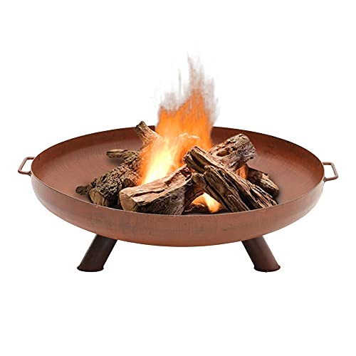 Warmiehomy Fire Pits for Garden, Outdoor Fire Pit with Stand, Diameter 60cm Thickness 2.5mm Cast